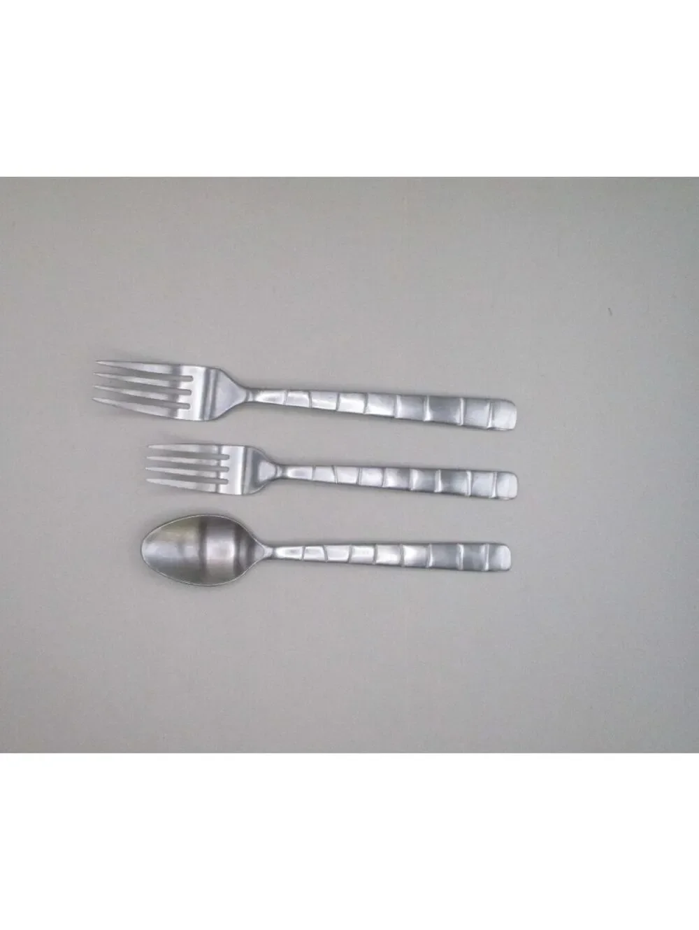 Oneida Modulus Black Satin Stainless Flatware Replacement Pieces Lot 3 Pc
